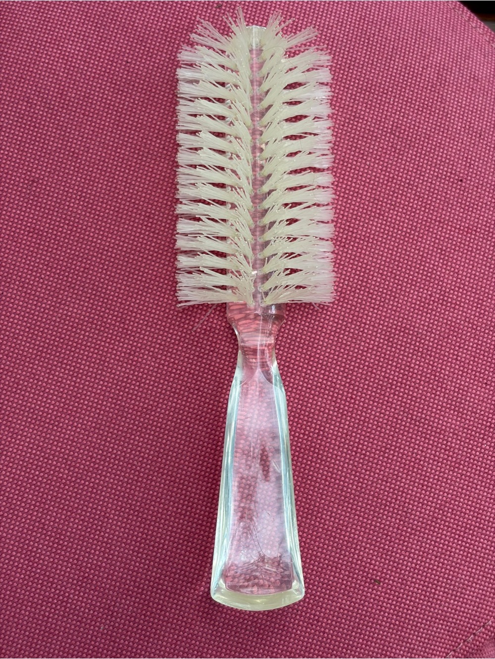 Vintage Unisex Fuller Brush Co. Regular Bristlecomb Lucite Clear White